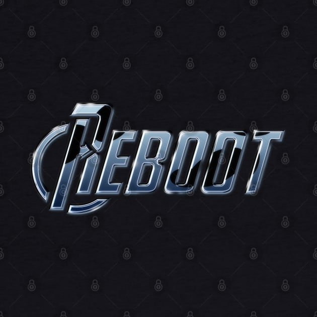 Reboot Logo (Chrome/Blue) by reboot-games